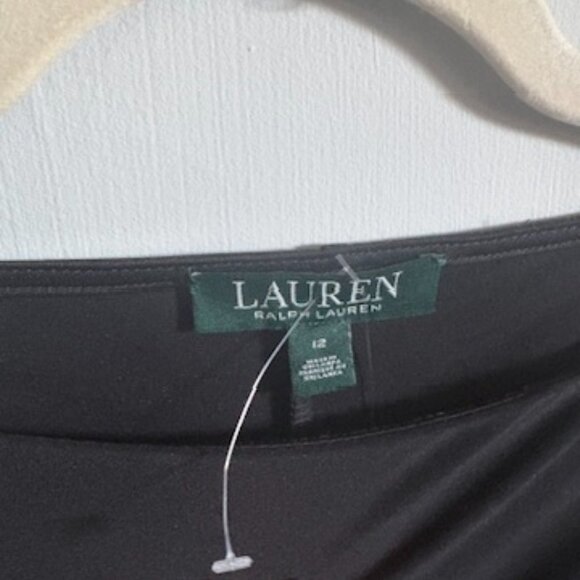 Lauren Ralph Lauren Black shirred Dress - Picture 2 of 2